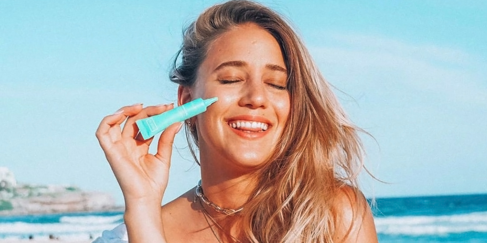 Girl with clear, healthy, glowy skin with real-u  cult face, no-nasties Spot Treatment